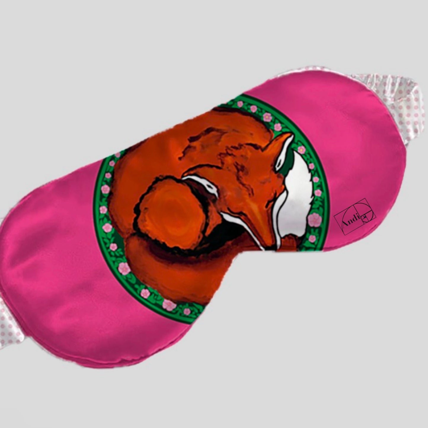 Eye Mask 100% Silk Sweet Foxy Dreams